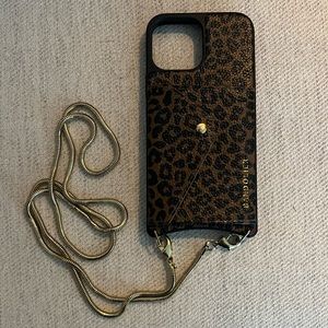 Bandolier- Gia Side Slot crossbody. iPhone 13 Pro max